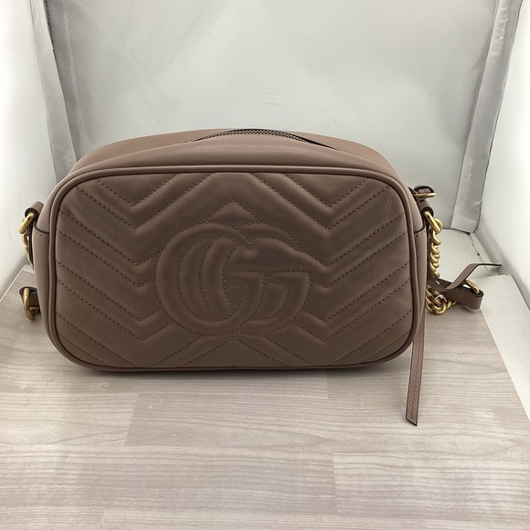 Gucci Marmot Doble G Leather Crossbody Bag with Gold Hardware - Picture 4 of 9